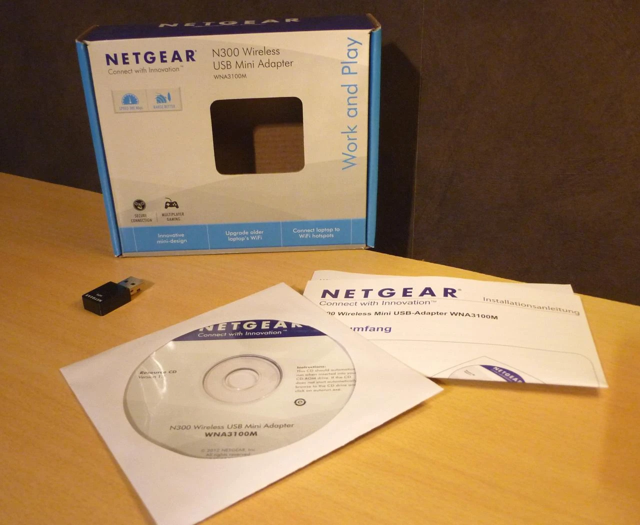 Draadloos internet Wifi netwerkadapter N300 Wireless USB Mini adapter Netgear